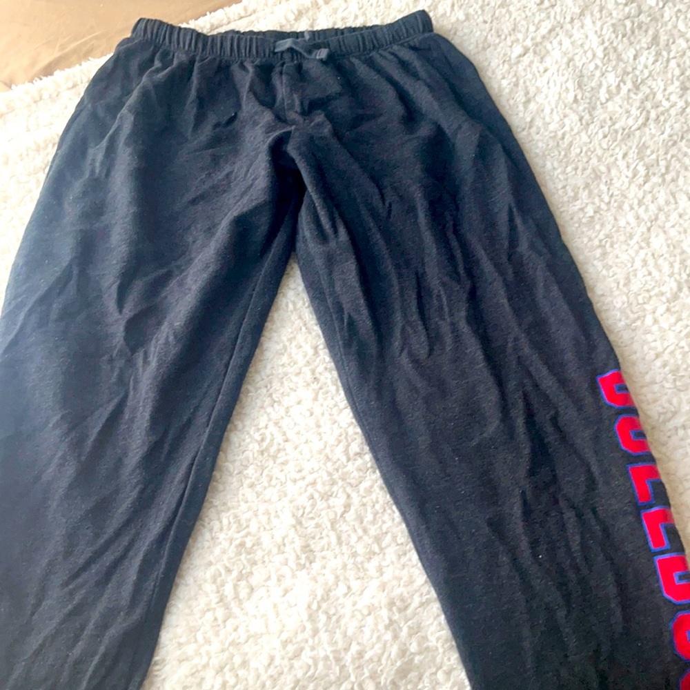 PINK Fresno State grey sweats